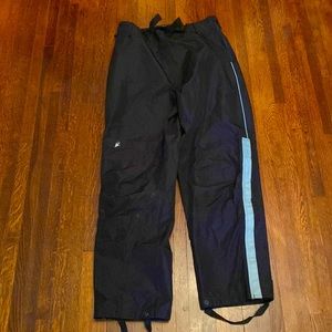 Frogg Toggs Toads rain snow pants black 30” size S pre-owned condition